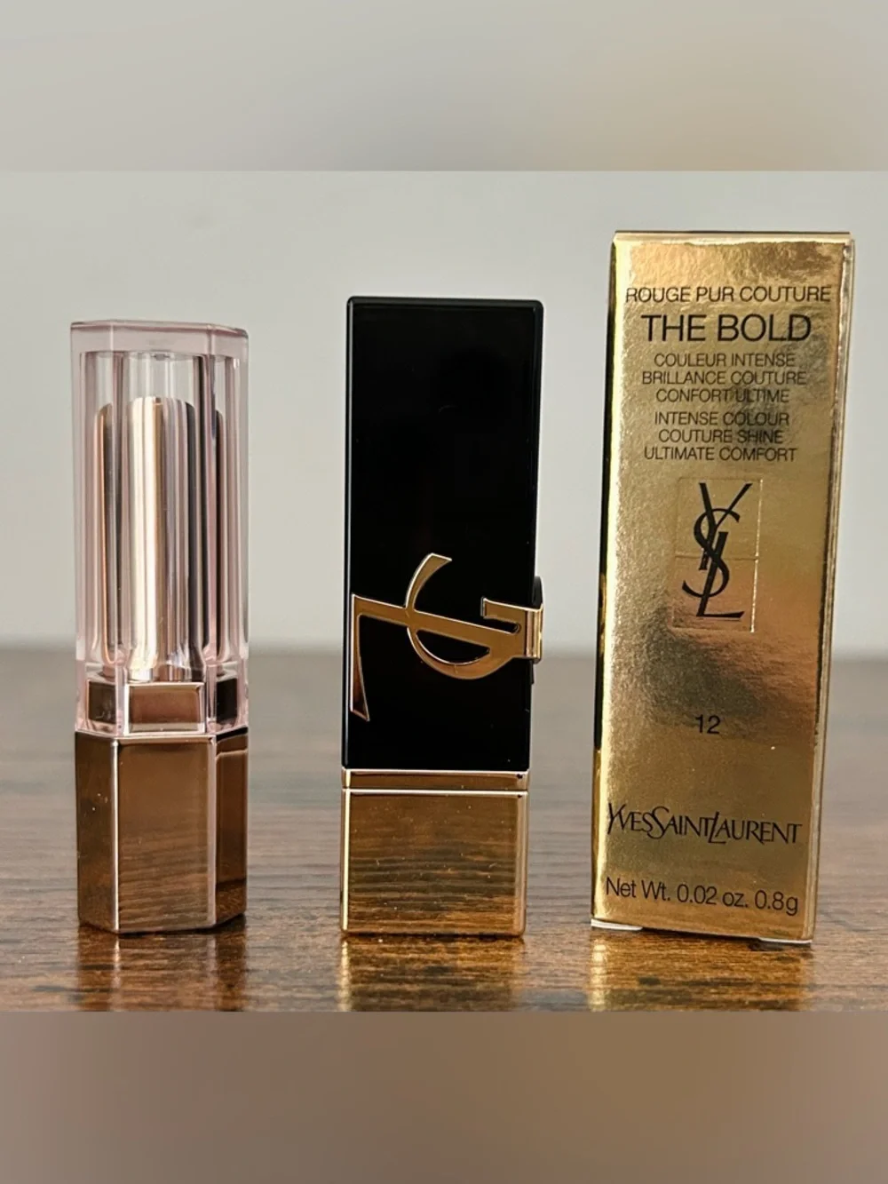 YSL Lipstick and Lancôme lip balm - 2pc mini size